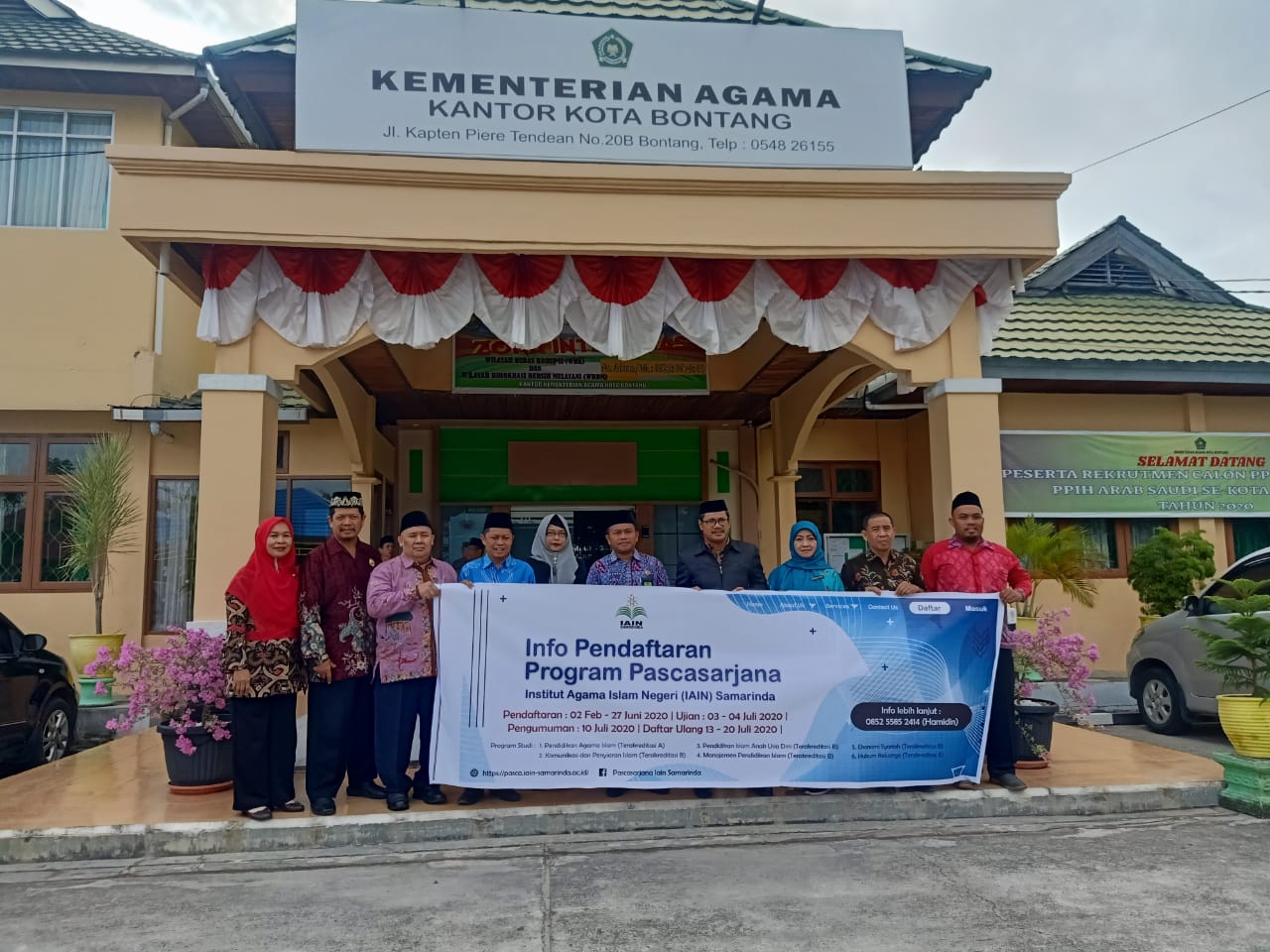 Sosialisasi Program Pascasarjana IAIN Samarinda di Kantor Kementerian Agama Kota Bontang