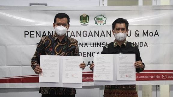 Penandatanganan MoU antara Pascasarjana UINSI Samarinda dan Pascasarjana IAIN Palangka Raya