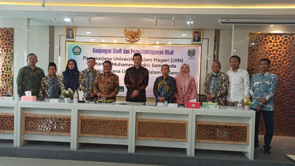 Pascasarjana UINSI Samarinda Lakukan Kunjungan Studi dan Penandatanganan MoU Ke UNISMA