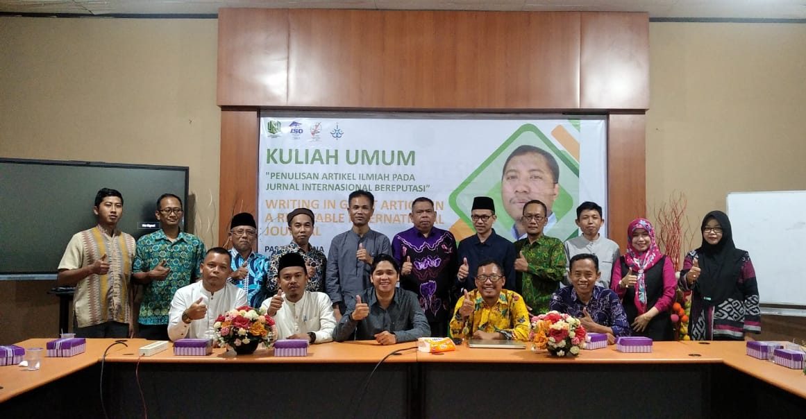 Rumah Jurnal Pascasarjana Adakan Kuliah Umum Penulisan Artikel Ilmiah Pada Jurnal Internasional Bereputasi