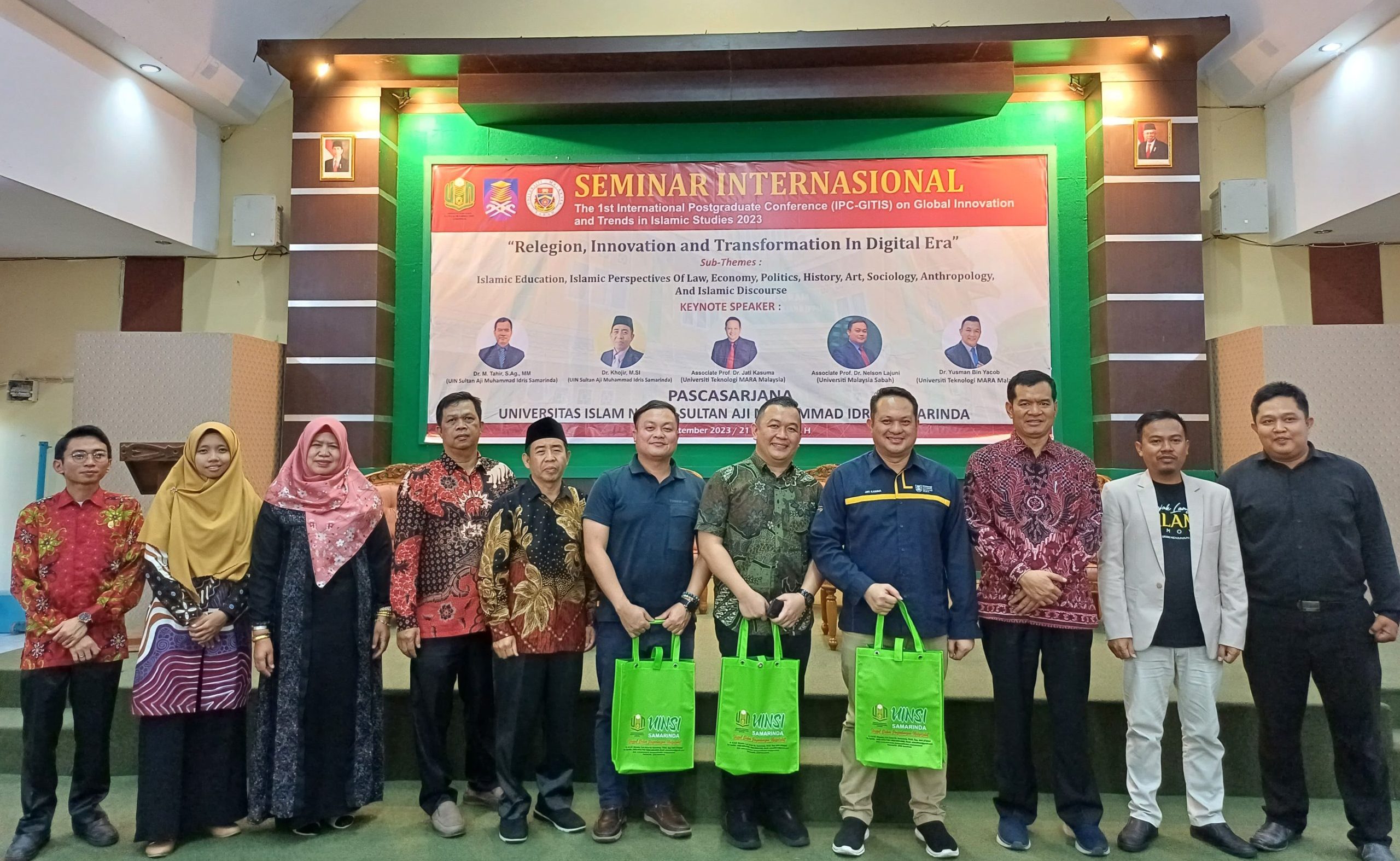 Tingkatkan Kompetensi Mahasiswa Yang Unggul Dan Berdaya Saing, Pascasarjana UINSI Samarinda Gelar Seminar Internasional