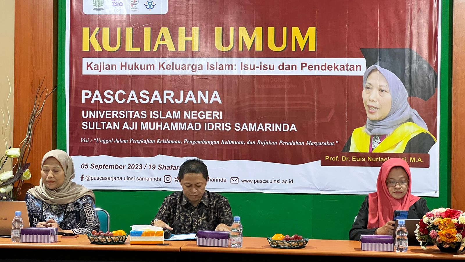 Program Studi Hukum Keluarga Gelar Kuliah Umum Dengan Tema Kajian Hukum Keluarga Islam: Isu-isu dan Pendekatan