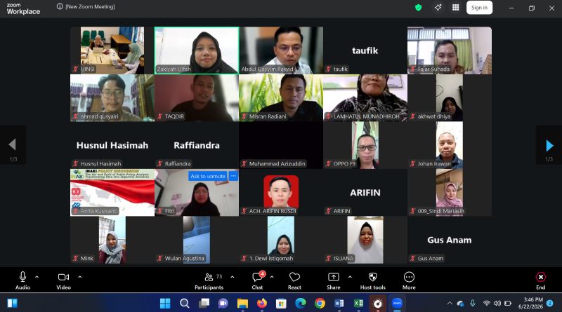 Menjaring Generasi Akademik Unggul, Pascasarjana UINSI Samarinda Gelar Ujian Seleksi Berstandar Digital Menjaring Generasi Akademik Unggul, Pascasarjana UINSI Samarinda Gelar Ujian Seleksi Berstandar Digital